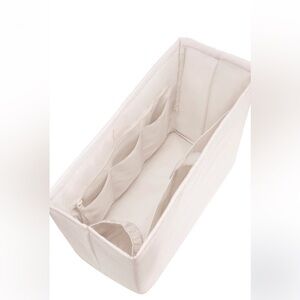 NWT Case-Mate Jelly Tote Organizer Insert French Vanilla Laptop Sleeve Pockets